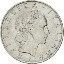 Coin, Italy, 50 Lire, 1968, Rome, AU(55-58), Stainless Steel, KM:95.1