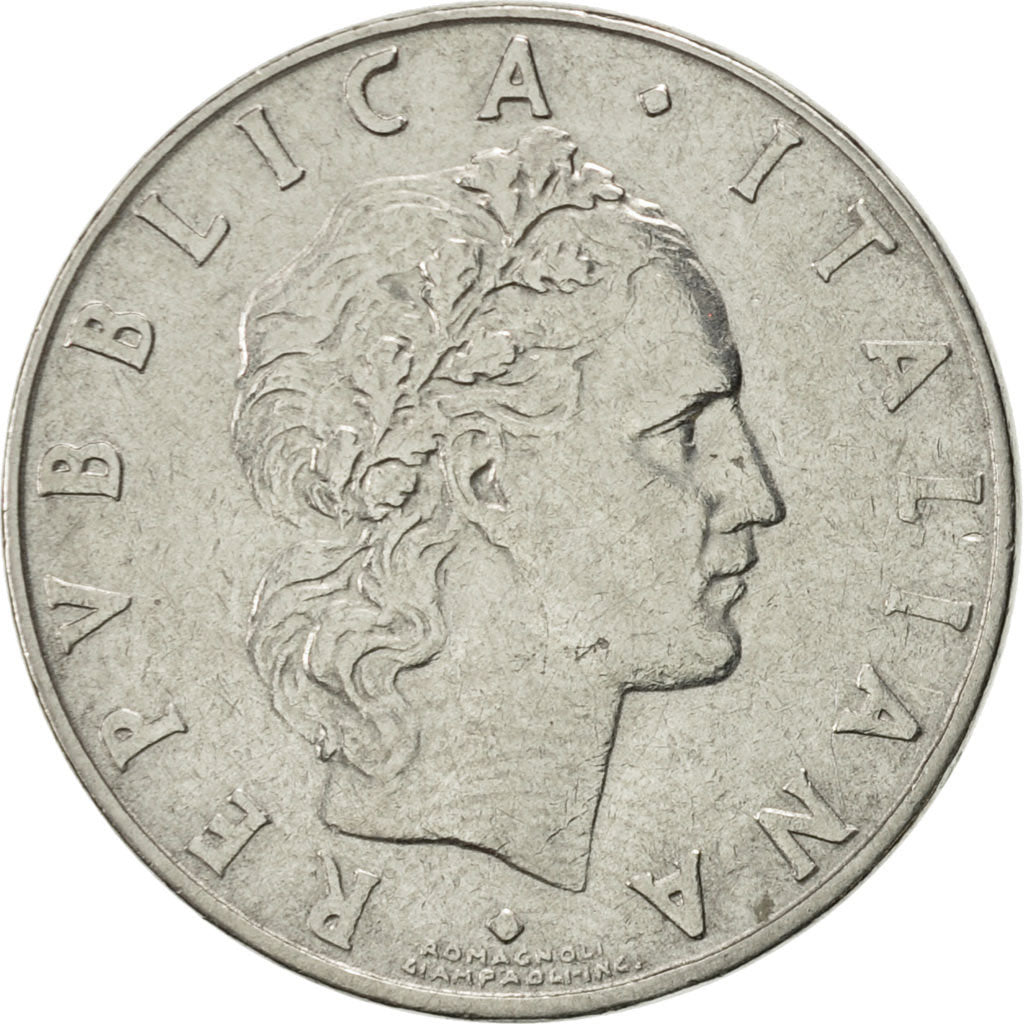 Moneta, Italia, 50 Lire, 1961, Rome, SPL-, Acciaio inossidabile, KM:95.1