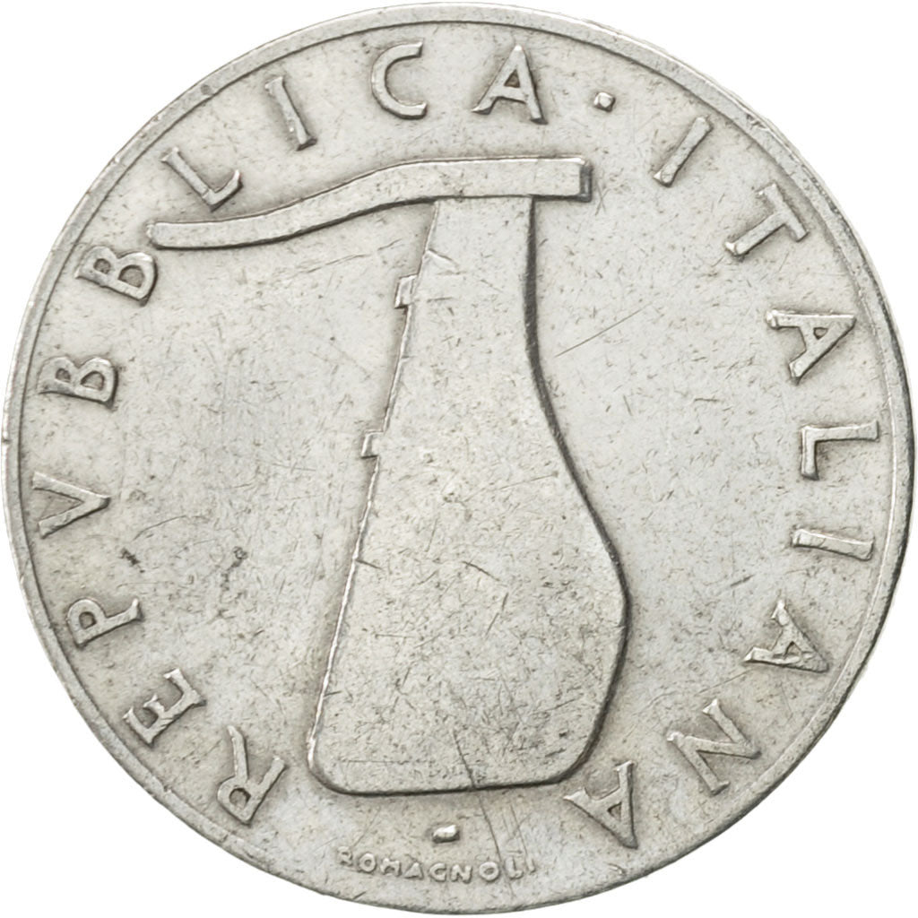 Coin, Italy, 5 Lire, 1953, Rome, AU(50-53), Aluminum, KM:92