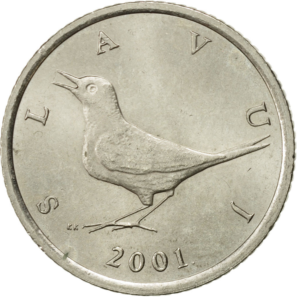 Coin, Croatia, Kuna, 2001, AU(55-58), Copper-Nickel-Zinc, KM:9.1