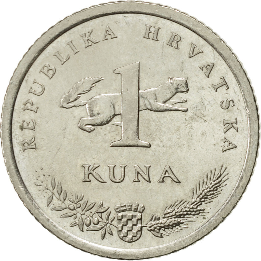 Coin, Croatia, Kuna, 2001, AU(55-58), Copper-Nickel-Zinc, KM:9.1