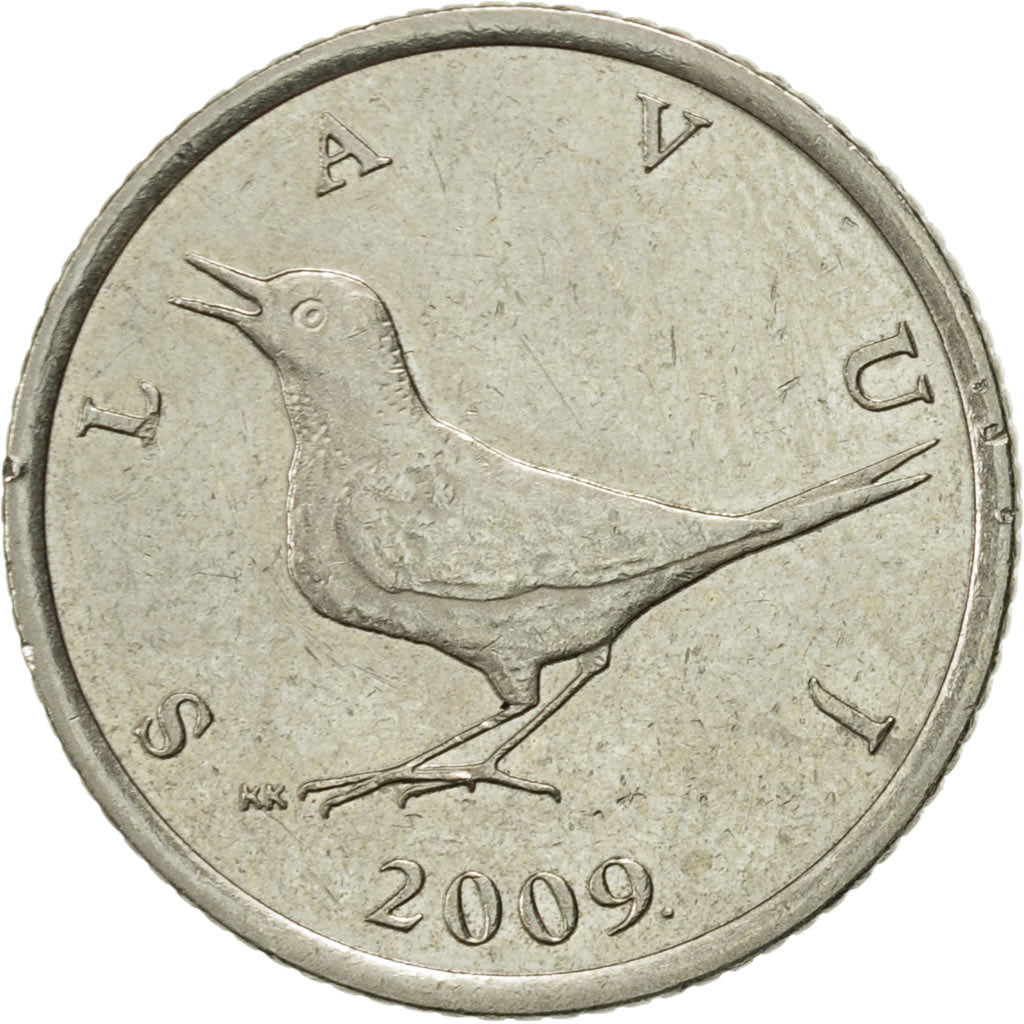 Coin, Croatia, Kuna, 2009, AU(55-58), Copper-Nickel-Zinc, KM:9.1