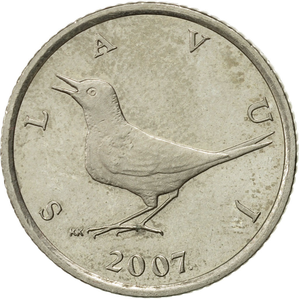 Coin, Croatia, Kuna, 2007, AU(55-58), Copper-Nickel-Zinc, KM:9.1