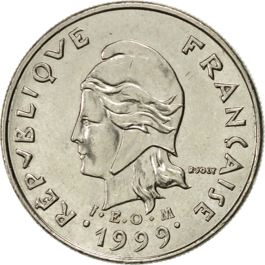 Monnaie, Nouvelle-Calédonie, 10 Francs, 1999, Paris, SUP, Nickel, KM:11