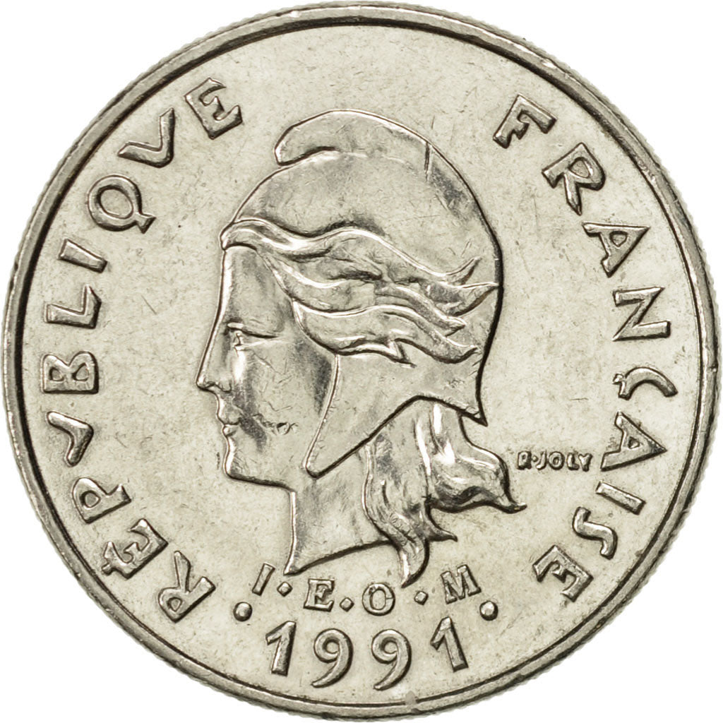 Monnaie, Nouvelle-Calédonie, 10 Francs, 1991, Paris, SUP, Nickel, KM:11