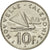 Coin, New Caledonia, 10 Francs, 1991, Paris, AU(55-58), Nickel, KM:11