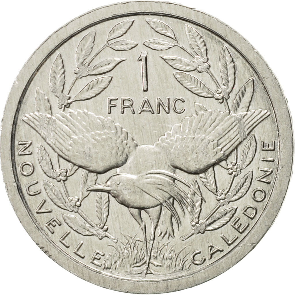 Coin, New Caledonia, Franc, 2000, Paris, AU(55-58), Aluminum, KM:10