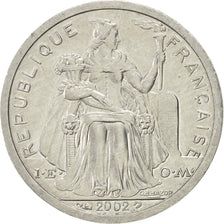 Coin, New Caledonia, Franc, 2002, Paris, AU(55-58), Aluminum, KM:10