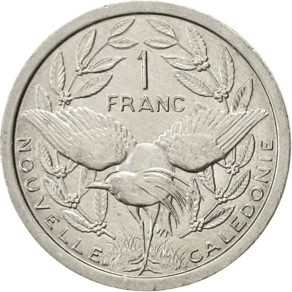 Coin, New Caledonia, Franc, 2002, Paris, AU(55-58), Aluminum, KM:10