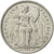 Coin, New Caledonia, Franc, 1983, Paris, AU(55-58), Aluminum, KM:10