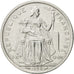 Coin, New Caledonia, Franc, 1996, Paris, AU(55-58), Aluminum, KM:10
