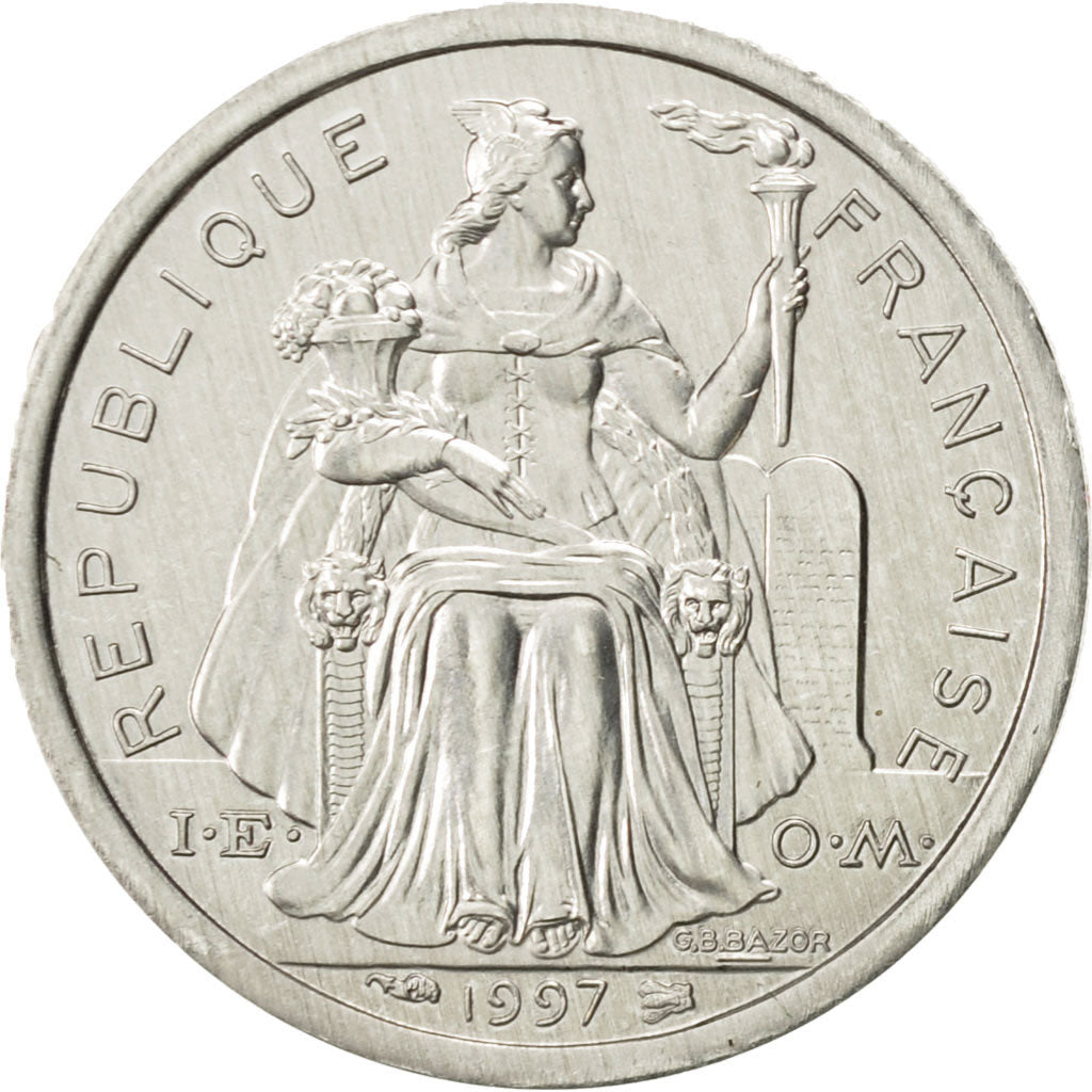 Monnaie, Nouvelle-Calédonie, Franc, 1997, Paris, SUP, Aluminium, KM:10