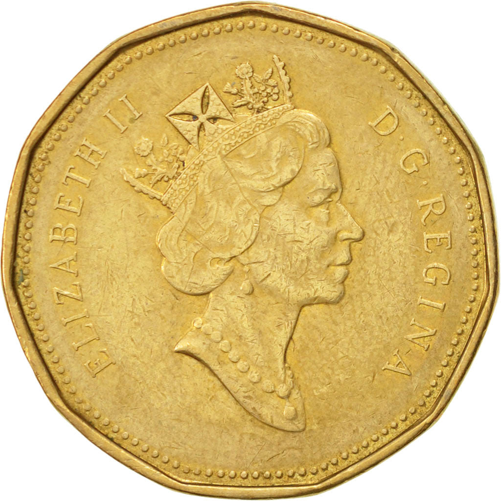 Coin, Canada, Elizabeth II, Dollar, 1993, Royal Canadian Mint, Ottawa