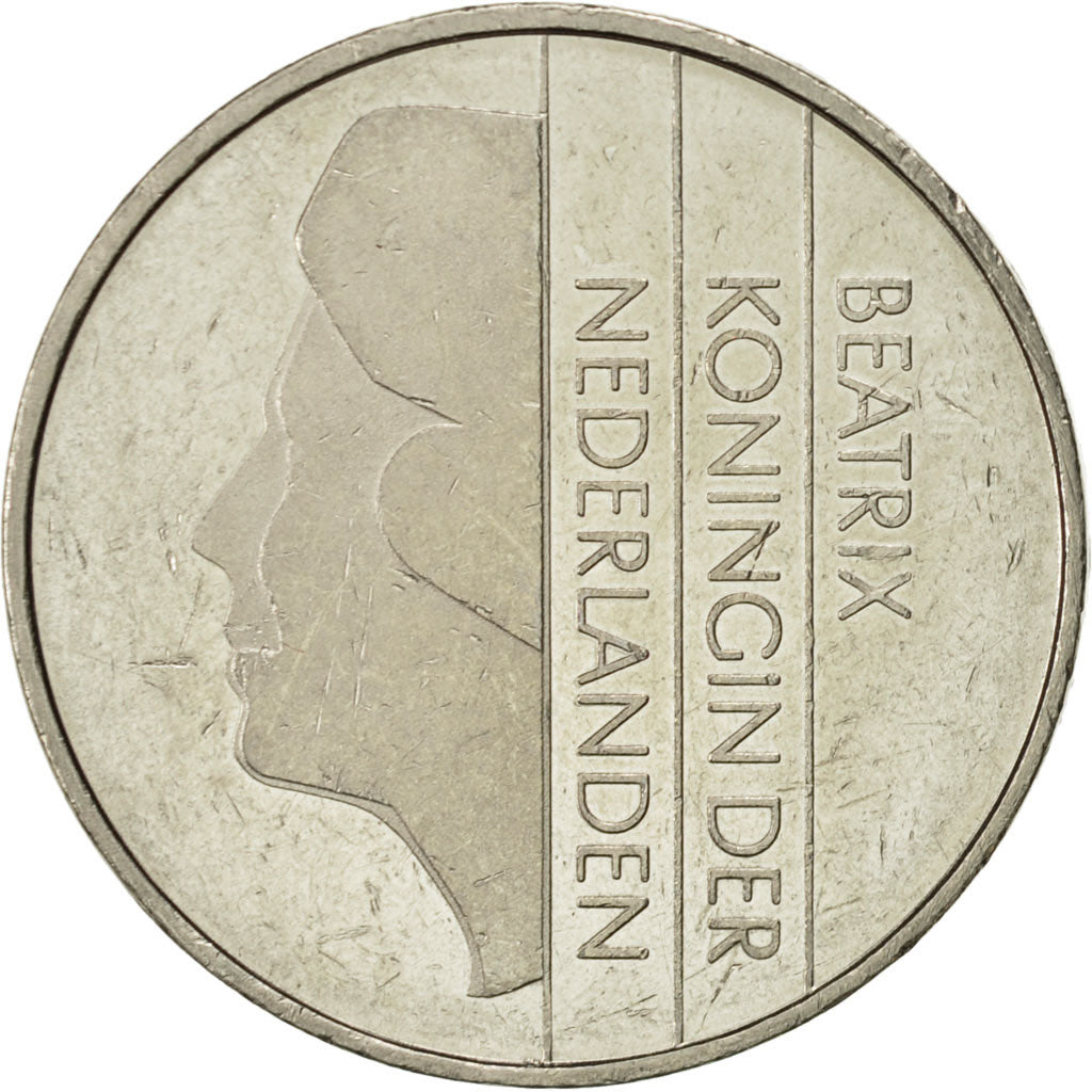 Coin, Netherlands, Beatrix, 2-1/2 Gulden, 1994, AU(50-53), Nickel, KM:206