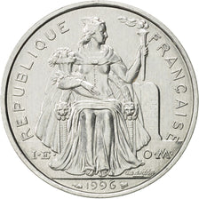 Polinesia francese, 5 Francs, 1996, Paris, SPL, Alluminio, KM:12