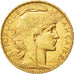 FRANCE, Marianne, 20 Francs, 1901, KM #847, AU(55-58), Gold, Gadoury #1064, 6.45