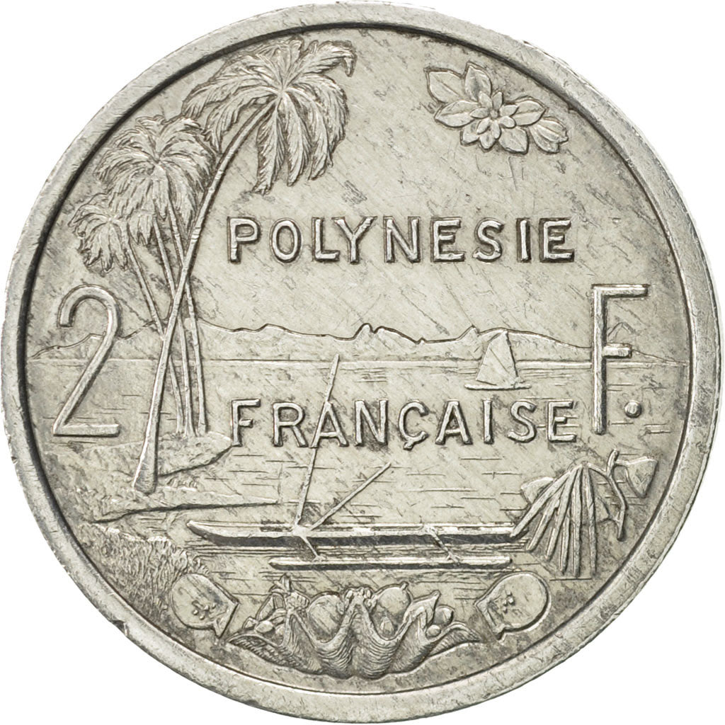 Monnaie, French Polynesia, 2 Francs, 1985, Paris, SUP, Aluminium, KM:10