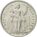 Coin, French Polynesia, 2 Francs, 1991, Paris, AU(55-58), Aluminum, KM:10