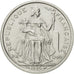 Coin, French Polynesia, 2 Francs, 1996, Paris, MS(60-62), Aluminum, KM:10