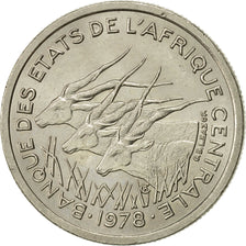Central African States, 50 Francs, 1978, Paris, AU(55-58), Nickel, KM:11