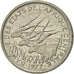 États de l'Afrique centrale, 50 Francs, 1977, Paris, SUP, Nickel, KM:11