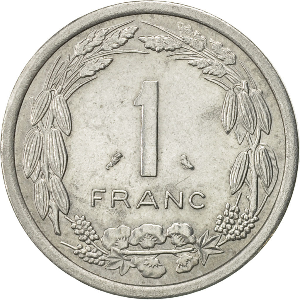 Monnaie, États de l'Afrique centrale, Franc, 1974, Paris, SUP, Aluminium, KM:8