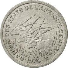 Coin, Central African States, Franc, 1978, Paris, AU(50-53), Aluminum, KM:8