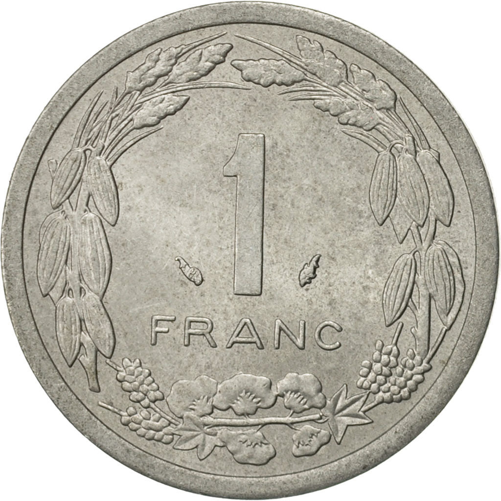 Coin, Central African States, Franc, 1978, Paris, AU(50-53), Aluminum, KM:8