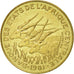 Central African States, 5 Francs, 1981, Paris, AU(55-58), Aluminum-Bronze, KM:7