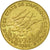 Coin, Central African States, 5 Francs, 1983, Paris, AU(55-58), Aluminum-Bronze