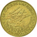 Coin, Central African States, 5 Francs, 1977, Paris, AU(50-53), Aluminum-Bronze