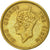 Moneda, Hong Kong, George VI, 10 Cents, 1949, MBC+, Níquel - latón, KM:25