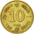 Moneda, Hong Kong, Elizabeth II, 10 Cents, 1982, MBC+, Níquel - latón, KM:49