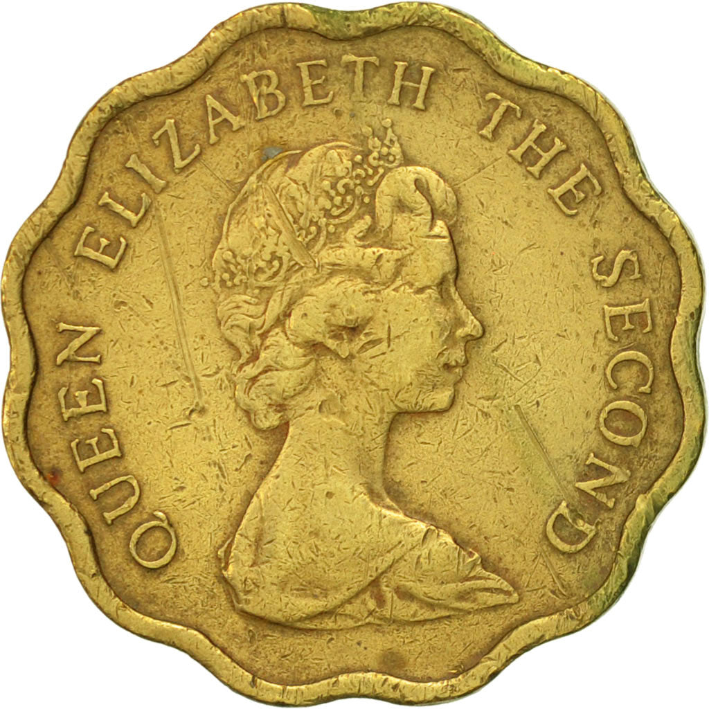 Coin, Hong Kong, Elizabeth II, 20 Cents, 1978, EF(40-45), Nickel-brass, KM:36