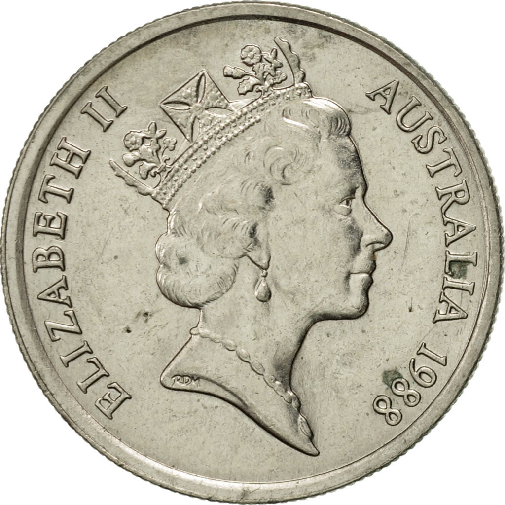 Monnaie, Australie, Elizabeth II, 5 Cents, 1988, SUP, Copper-nickel, KM:80