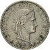 Switzerland, 20 Rappen, 1896, Bern, AU(50-53), Nickel, KM:29