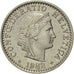Moneta, Svizzera, 20 Rappen, 1982, Bern, SPL-, Rame-nichel, KM:29a