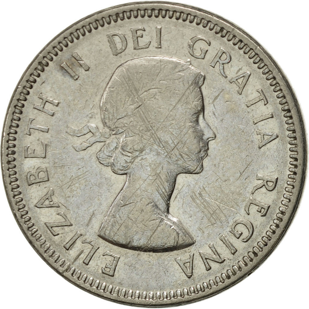 Coin, Canada, Elizabeth II, 5 Cents, 1963, Royal Canadian Mint, Ottawa