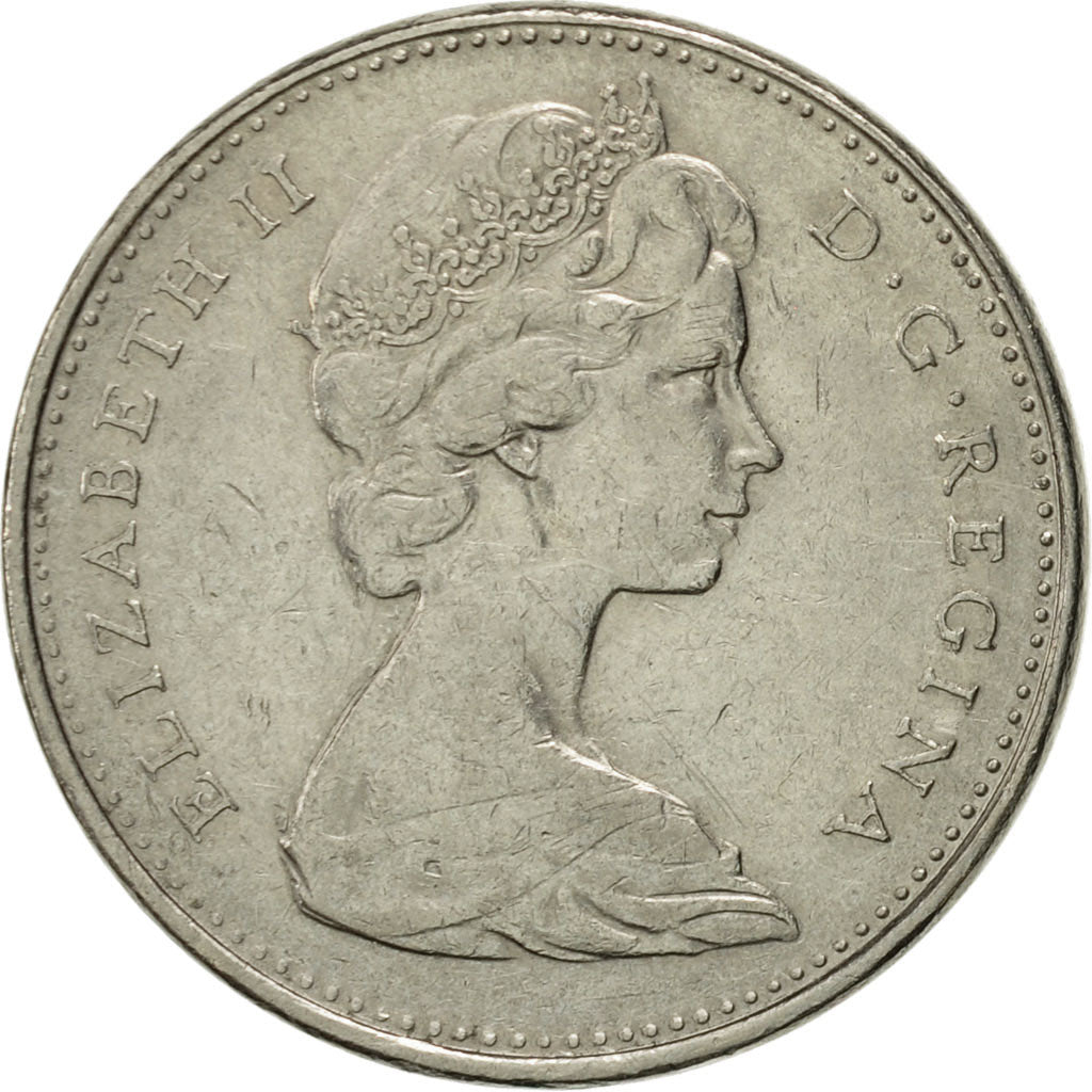 Monnaie, Canada, Elizabeth II, 5 Cents, 1975, Royal Canadian Mint, Ottawa, TTB+