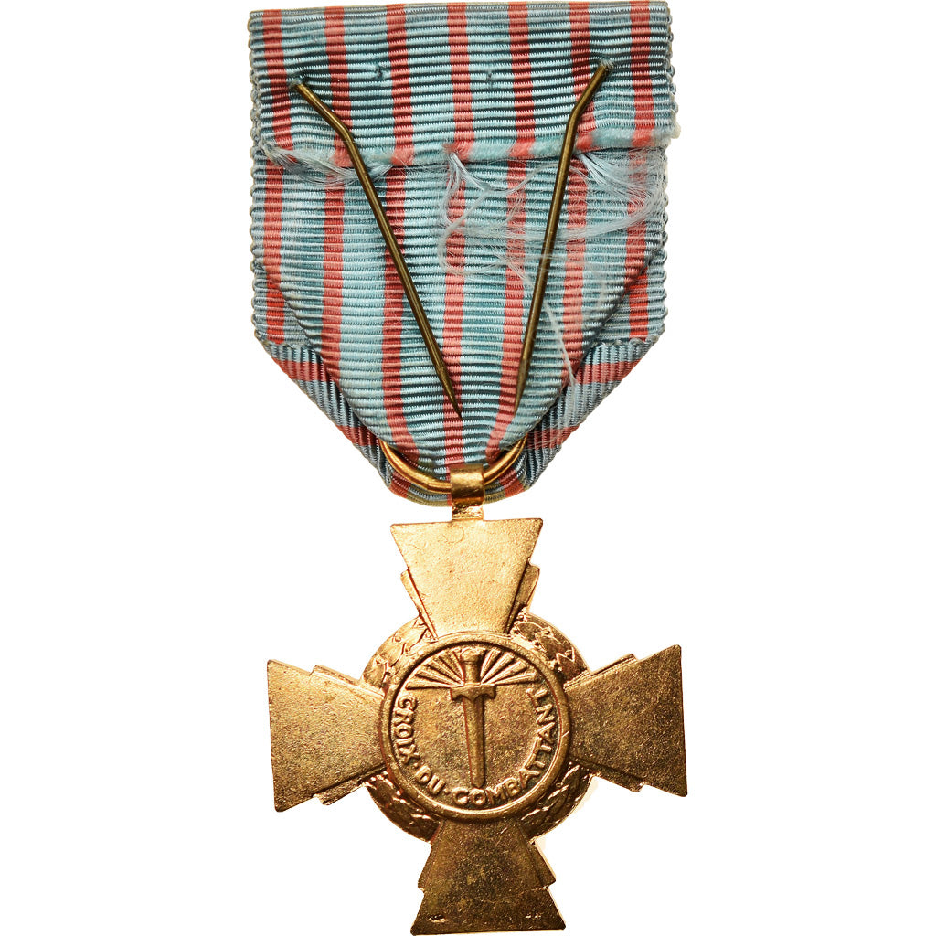 France, Croix du Combattant, Medal, 1914-1918, Excellent Quality, Bronze, 36
