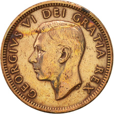 Moneta, Canada, George VI, Cent, 1951, Royal Canadian Mint, Ottawa, BB+, Bronzo