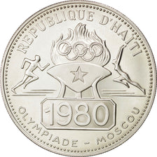 HAITI, 50 Gourdes, 1977, KM #129, MS(65-70), Silver, 21.50