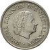 Coin, Netherlands, Juliana, 25 Cents, 1963, AU(50-53), Nickel, KM:183