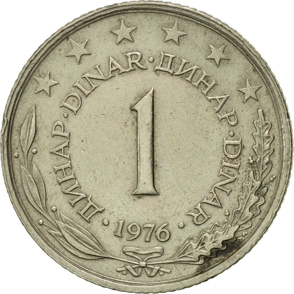 Moneta, Iugoslavia, Dinar, 1976, SPL-, Rame-nichel-zinco, KM:59