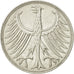 GERMANY - FEDERAL REPUBLIC, 5 Mark, 1960, Stuttgart, AU(50-53), Silver, KM:112.1