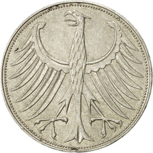Moneta, GERMANIA - REPUBBLICA FEDERALE, 5 Mark, 1967, Munich, BB+, Argento