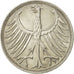 Coin, GERMANY - FEDERAL REPUBLIC, 5 Mark, 1970, Stuttgart, AU(50-53), Silver