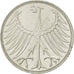 Coin, GERMANY - FEDERAL REPUBLIC, 5 Mark, 1973, Munich, AU(50-53), Silver
