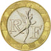 Coin, France, Génie, 10 Francs, 1991, Paris, AU(55-58), Bi-Metallic, KM:964.1