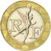 France, Génie, 10 Francs, 1995, Paris, AU(55-58), Bi-Metallic, KM:964.1